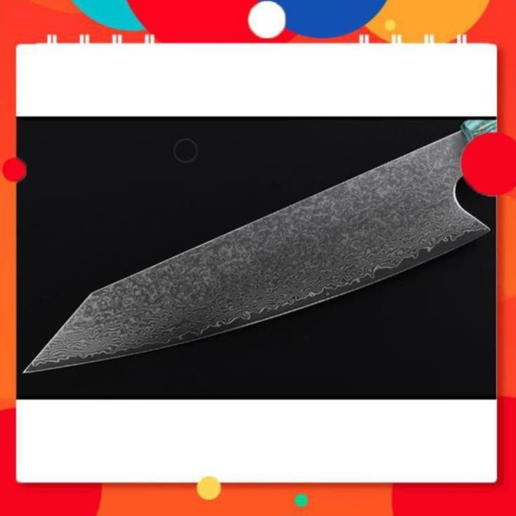 Dao Bếp Trung Hoa - Lõi VG10 Rèn Kẹp  vỏ inox 316 - Damascus - v4 - Hàng Gủi Ngay