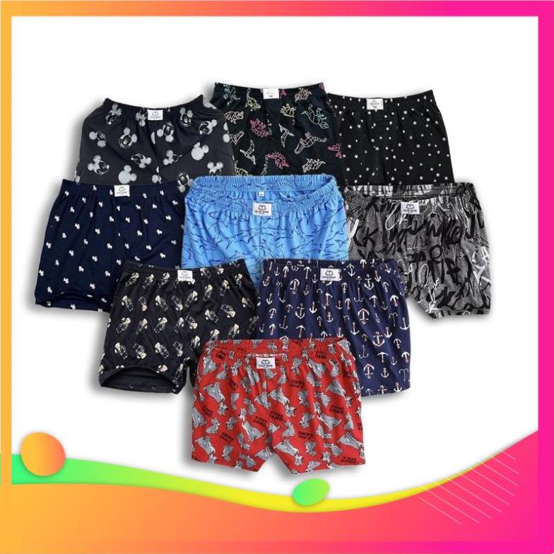 Quần đùi nam thun cotton mặc ngủ thoải mái SEVEN BOXER (BIG SIZE)