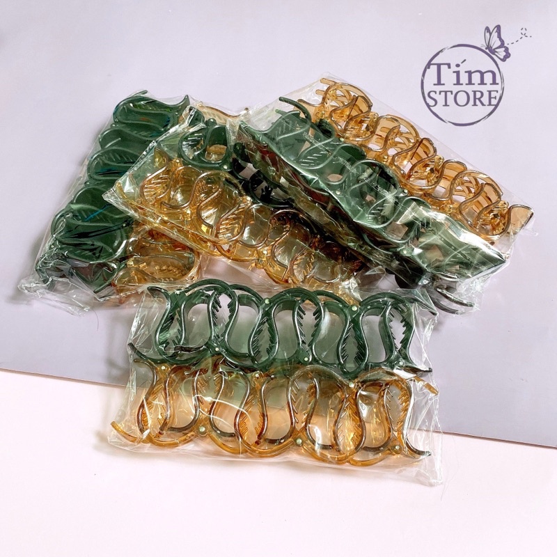 Set 12 kẹp tóc càng cua 3 răng TIMSTORE, bấu tóc càng cua giá sỉ
