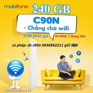 Sim 4G Mobifone Gói Cước C90N