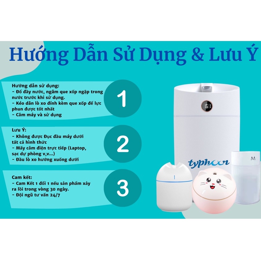 Máy Xông Tinh Dầu, Đèn Xông Tinh Dầu Sát Khuẩn Cỡ Lớn 3000ml DX3K