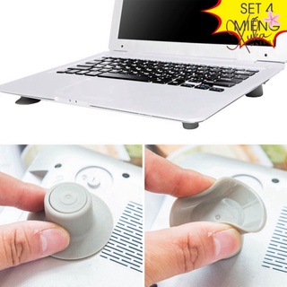 Bộ chân đế tản nhiệt laptop bằng cao su QV487- Xuka Store