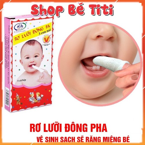 Rơ lưỡi Đông Fa  hộp 5 cái cho bé [Shop Bé TiTi ]