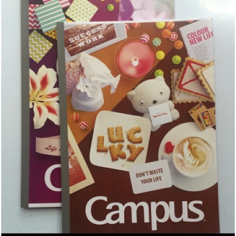 Tập Vở viết kẻ ngang học sinh Campus GIFT 120 trang, BGIF120, (Phong Nga store), vở in hình dễ thương