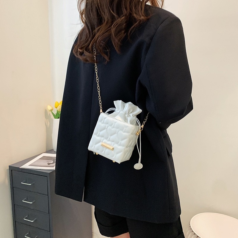 Túi Dây Rút Đeo Chéo Màu Sắc Kẹo Ngọt NB00365