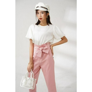 Áo cổ tròn tay bom