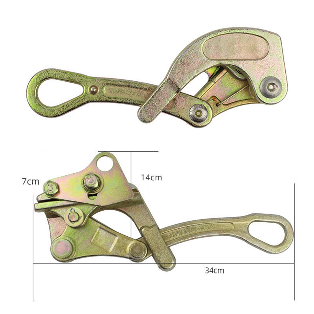 Khóa kẹp cáp ABG 3 tấn cấu trúc nhỏ gọn, làm bằng thép hợp kim chất lượng cao, sức chịu lực lớn, bền bỉ, không dễ trượt