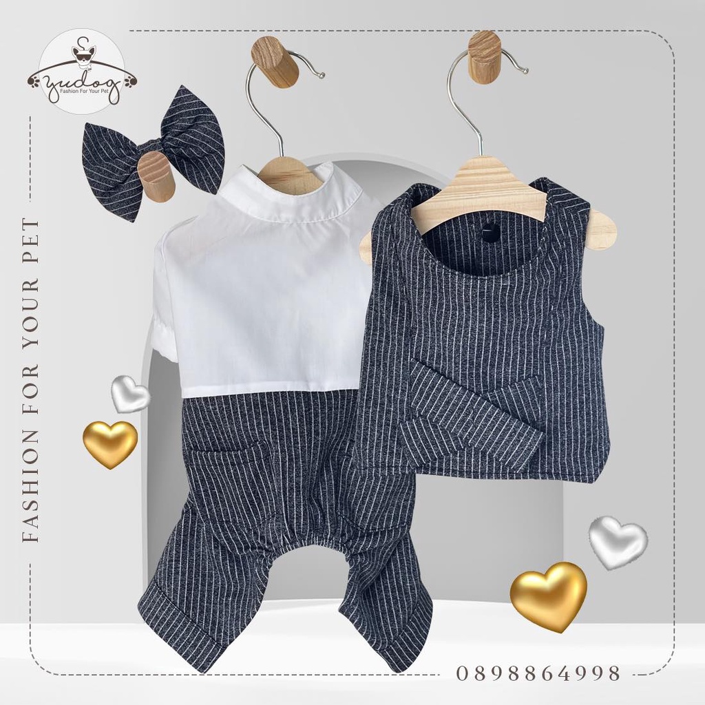 Set ghile - bộ vest dành cho thú cưng chó mèo yudog