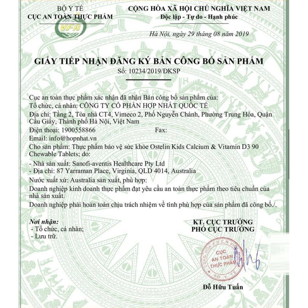 Canxi vitamin D3 Ostelin Úc 130v | BigBuy360 - bigbuy360.vn