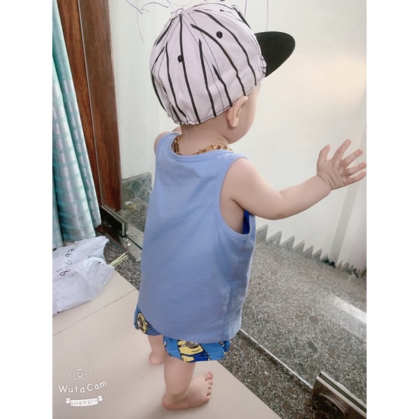 Mũ superman xanh than bé trai