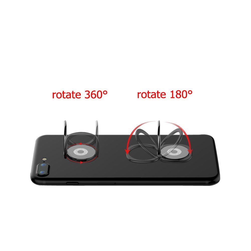 Nhẫn dán điện thoại xoay tròn 360 hỗ trợ móc ngon tay cầm chắc chắn | BigBuy360 - bigbuy360.vn