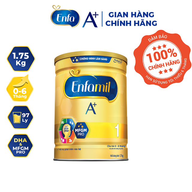 Sữa bột Enfamil A + 1 1700g