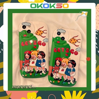 Suitable for OPPO mobile phone case Reno8/Reno7pro/reno6/7z/5 new cartoon air cushion shell summer travel girl anti-fall mobile phone case soft shell R17 couple models A53/F11/A9 2020/A31/A15/A3S/Findx3pro/Findx5pro