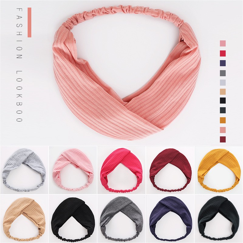 Băng Đô Turban Nhung Tăm Xuất Hàn ( BĐ : 003 ) Hàng Loại Đẹp