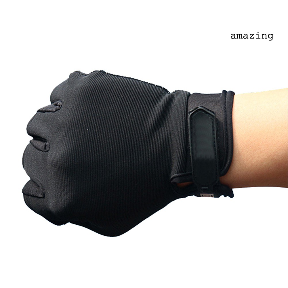 AM-ᴥOurdoor Sport Fishing Tactical Cycling Bicycle Half Finger Fingerless Gloves