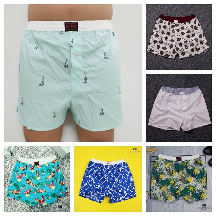 Quần short nam, chất kate, cho nam mặc nhà