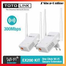 🎁 Bộ Mở Rộng Sóng Wifi TOTOLINK EX200 Chuẩn N Tốc Độ 300Mbps - Chính habfx BH 24 tháng