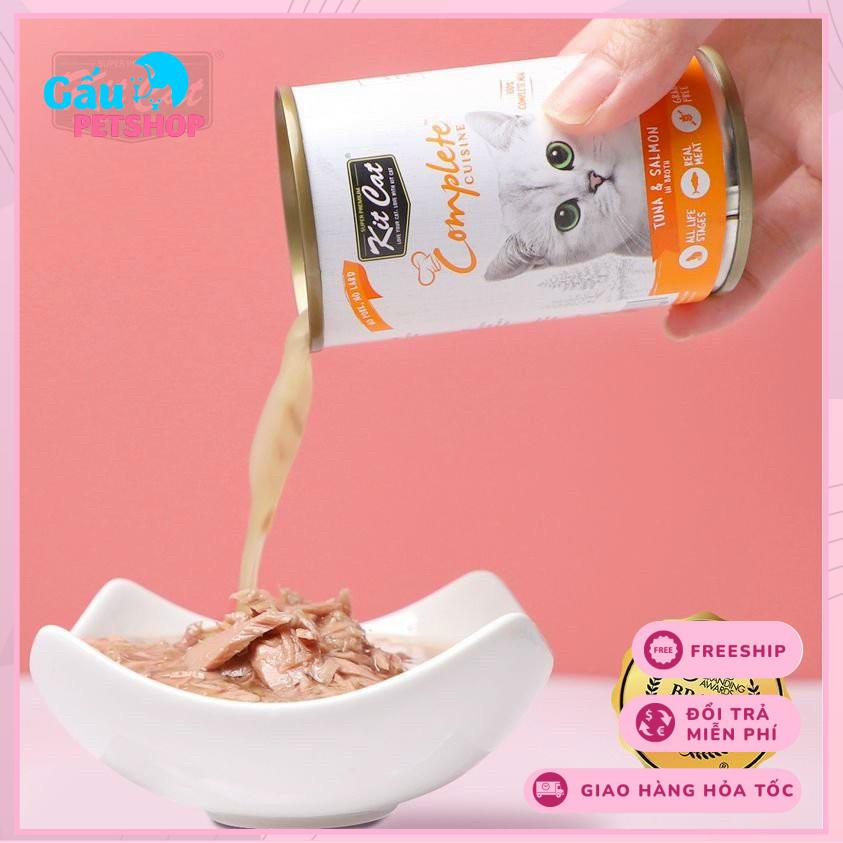 Pate/ Thức ăn ướt cho mèo KitCat Complete Cuisine - lon 150g