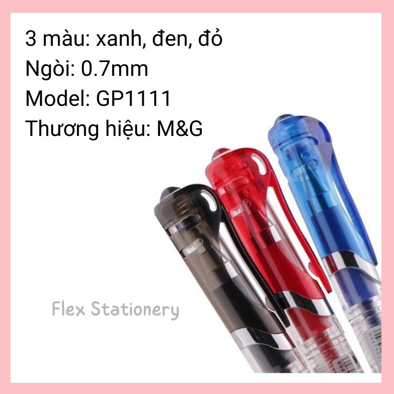 BÚT GEL LUYỆN CHỮ HÁN M&amp;G NGÒI 0.7mm, LUYỆN VIẾT TIẾNG TRUNG