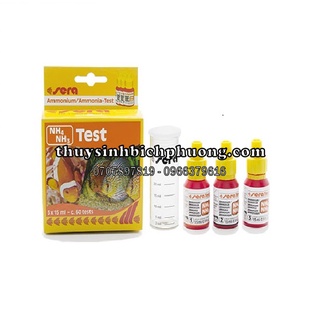 DUNG DỊCH ĐO NỒNG ĐỘ AMONIA NH4 NH3 SERA CHUYÊN DỤNG KIỂM TRA CHẤT LƯỢNG NƯỚC HỒ CÁ THUỶ SINH