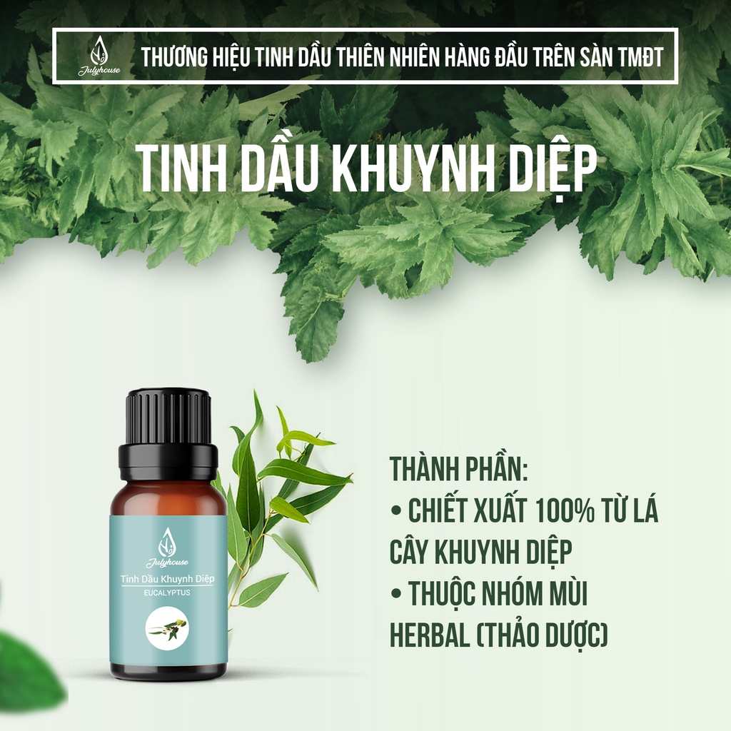 Tinh Dầu Khuynh Diệp giữ ấm em bé Julyhouse 10ml