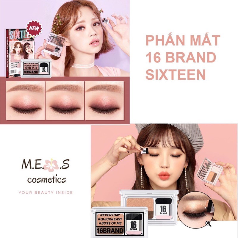 Phấn mắt SIXTEEN 16 Brand