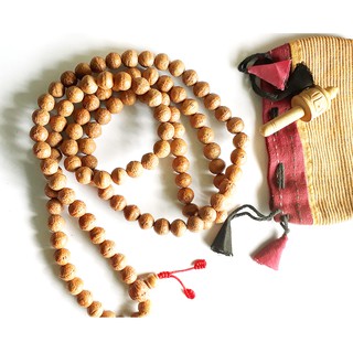 Chuỗi 108 Hạt Bồ Đề Phật Nhãn tự nhiên Nepal (Buddha chitta Mala) - 12mm