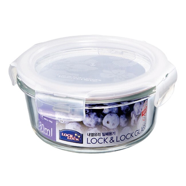 [Quà tặng] Thố Lock&Lock thủy tinh cao cấp 380ml