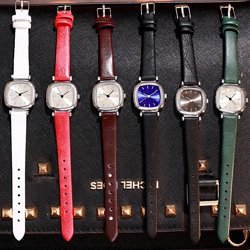 Đồng hồ nữ dây da DZG D016 tuyệt đẹp, mặt vạch xinh xắn, thời trang, mẫu mới nhất | BigBuy360 - bigbuy360.vn