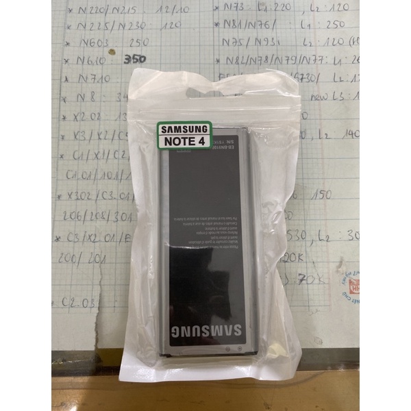 Pin samsung Note 4 model: N910