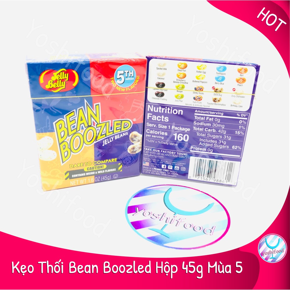 mã C3 Kẹo Thối Bean Boozled Hộp Nhỏ 45gr cực chất