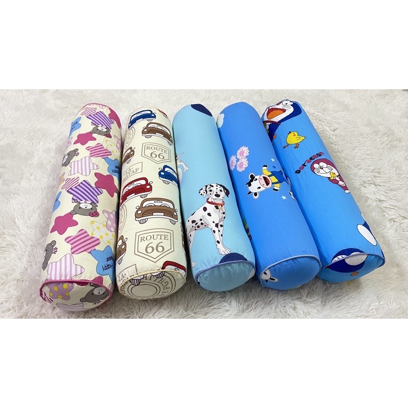 Gối ôm cho bé cotton vỏ tháo rời cỡ dài 60cm cực êm