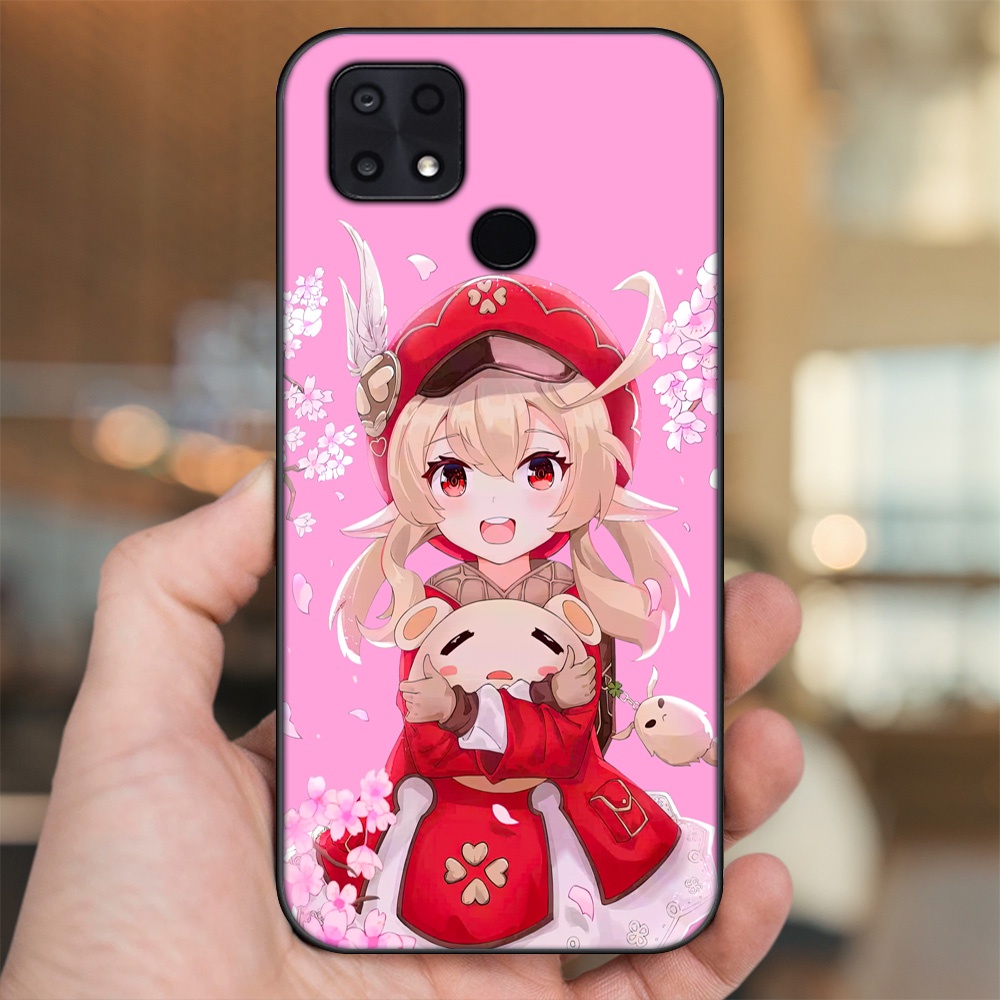 Ốp lưng Xiaomi Poco C40 viền đen in hình Klee Genshin Impact