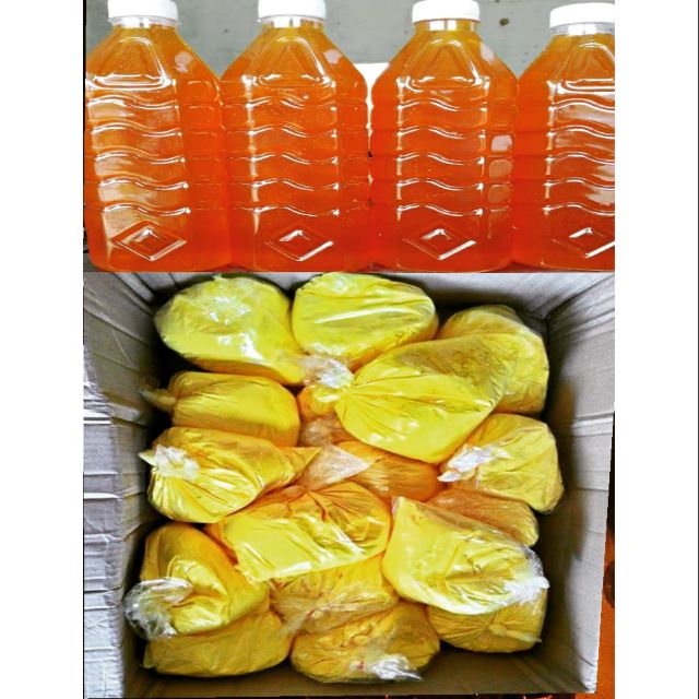 100g Tinh bột nghệ + 500ml mật ong hoa cà phê