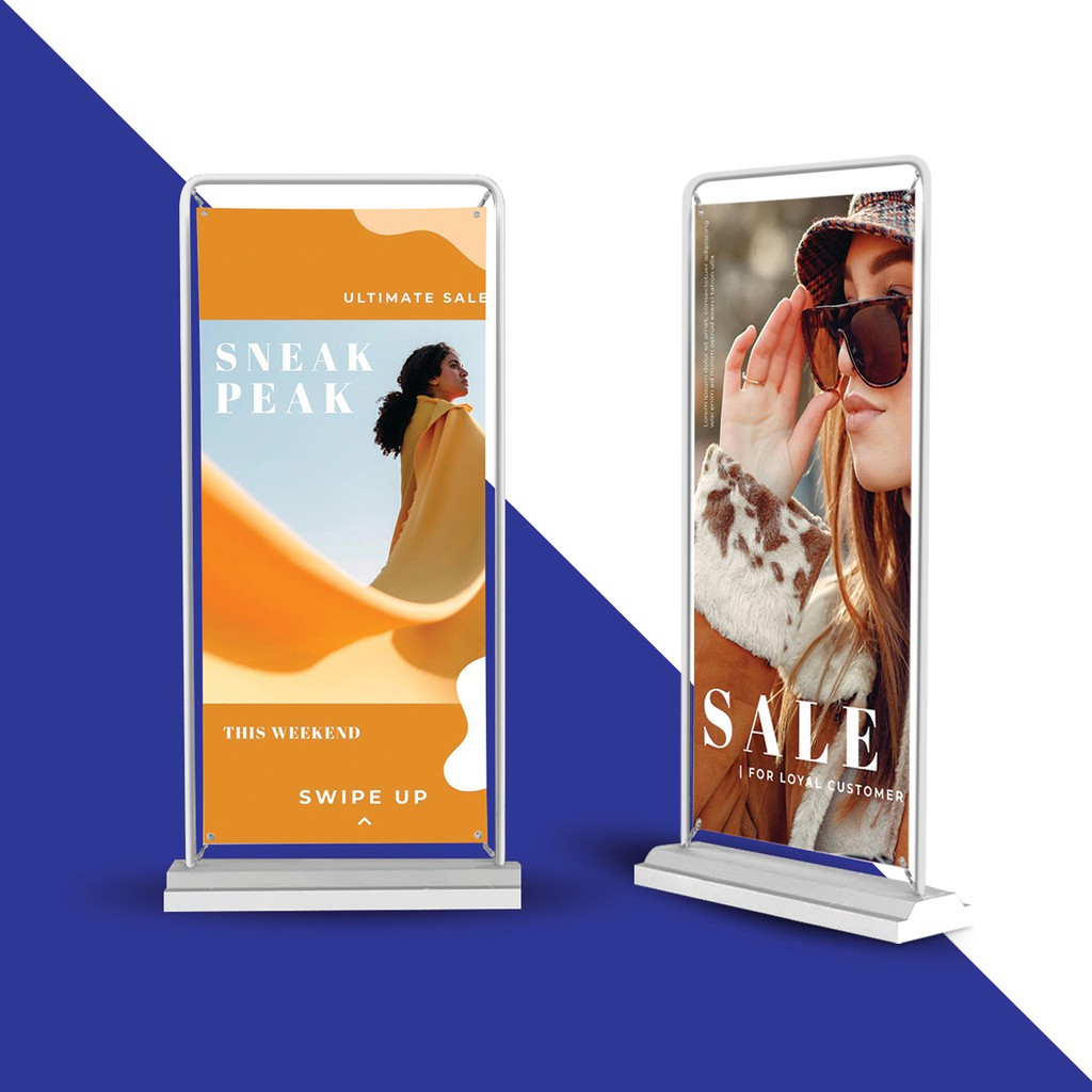 Standee khung cửa loại thường kích thước 60*160 cm