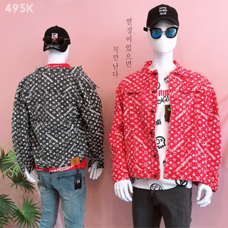 [Yeah1Shop]- Áo khoác Jeans Supreme (M,L,XL)