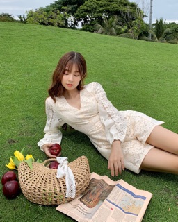 JUMPSUIT PHỐI REN - ABBIE LACE JUMPSUIT