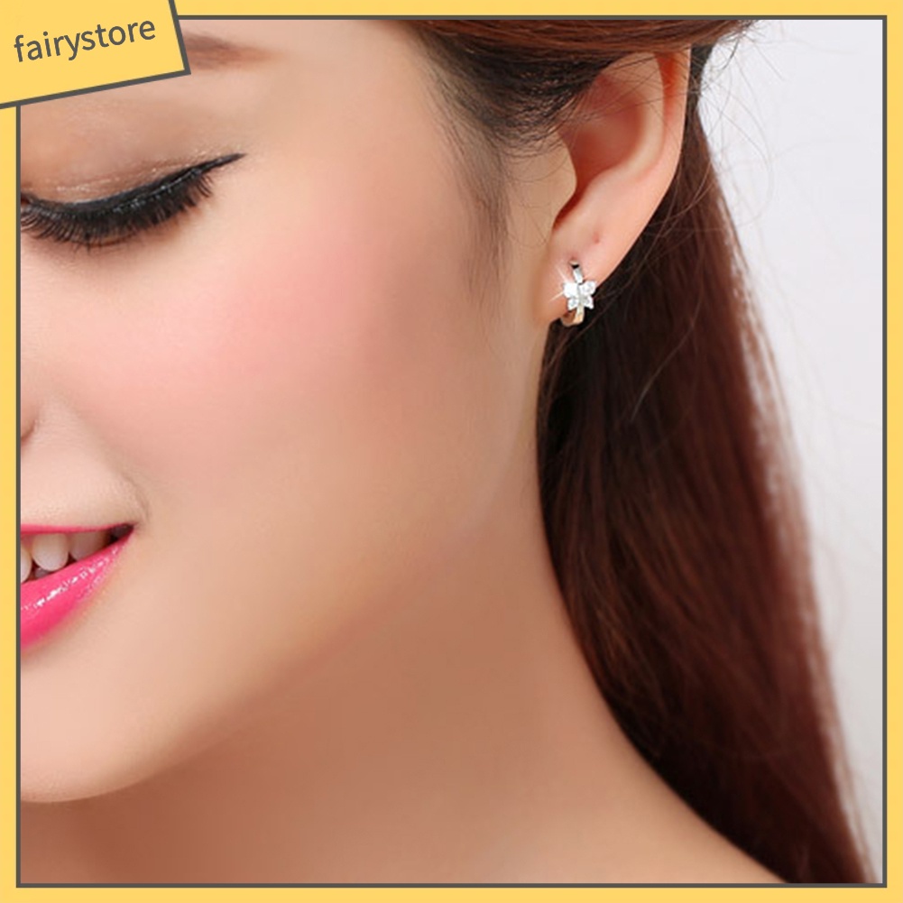 Bông Tai Hình Bướm Đính Đá Thời Trang Cho Nữ