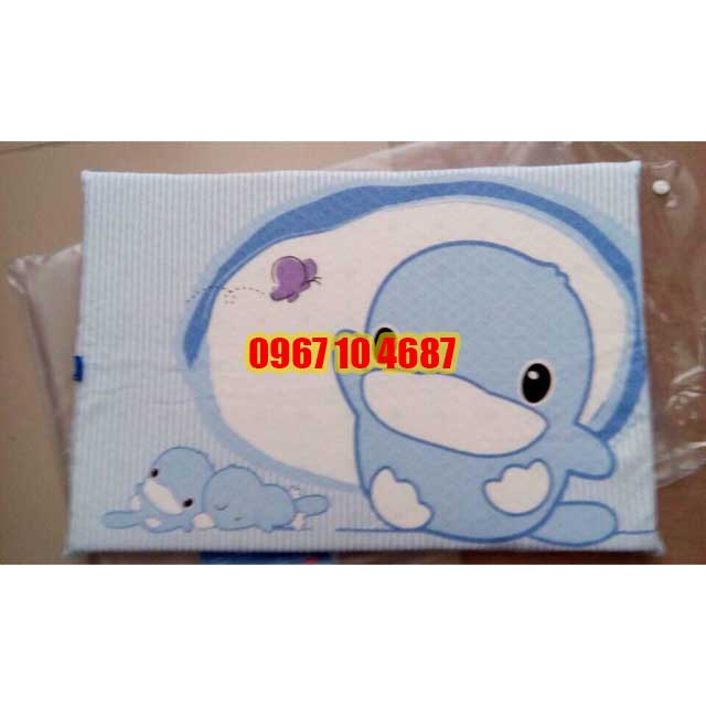 Gối Cao Su KUKU Gối Cao Su Non Chống Ngạt Cho Bé Sơ Sinh KU2047  Chính Hãng