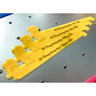 Thước hươu, voi cute 15cm khắc tên