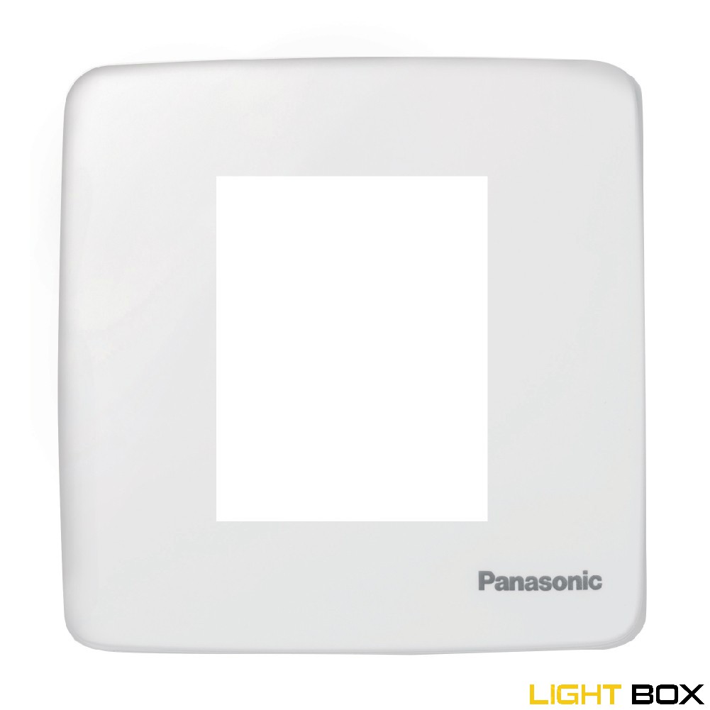 Mặt vuông dùng cho 1,2,3 thiết bị Panasonic Minerva màu trắng