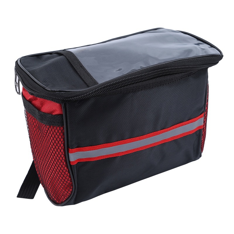 Bicycle Handlebar Bag Without Standard Large Capacity Bicycle Front Basket Durable Waterproof Handlebar Bag