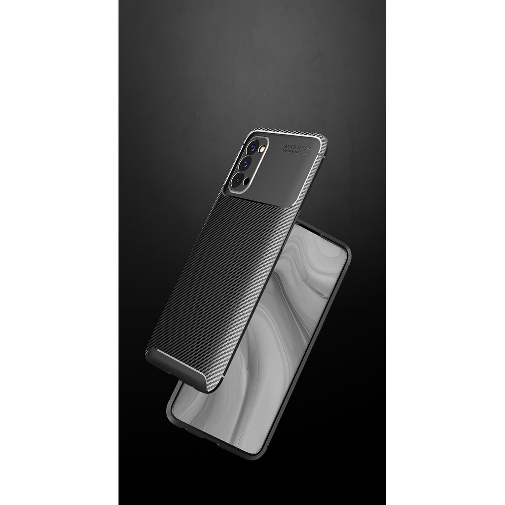 Ốp lưng Oppo Reno 4 chống sốc vân RẰN RI hiệu Auto Focus cao cấp