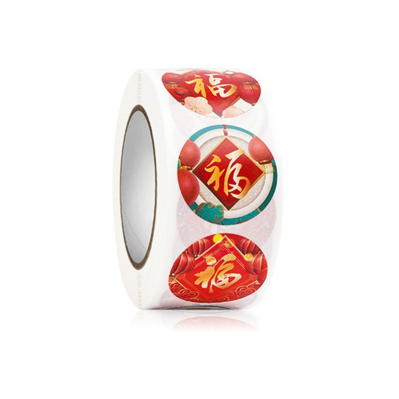 ✿ Set 500 Miếng Dán Tự Dính Hình Tròn Trang Trí Phong Bì Thư