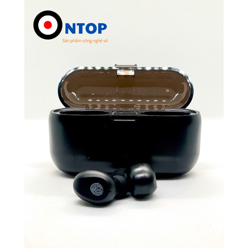 Tai nghe bluetooth AMOI F9 TWS 5.0 không dây bản Quốc Tế màn hình LED cảm ứng vân tay có mic chống nước IPX5 pin 2500mAh