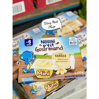 (Sỉ_ lẻ)Date 3/2023 Váng sữa Nestle Pháp vị vani 6m+