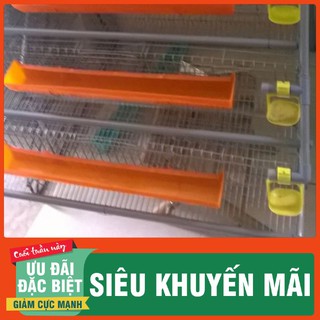 COMBO 2 CHUỒNG CHIM CÚT KÈM MÁNG ĂN UỐNG-LỒNG NUÔI CÚT ĐẺ-PHỤ KIỆN ĂN UỐNG CHO CHIM CÚT