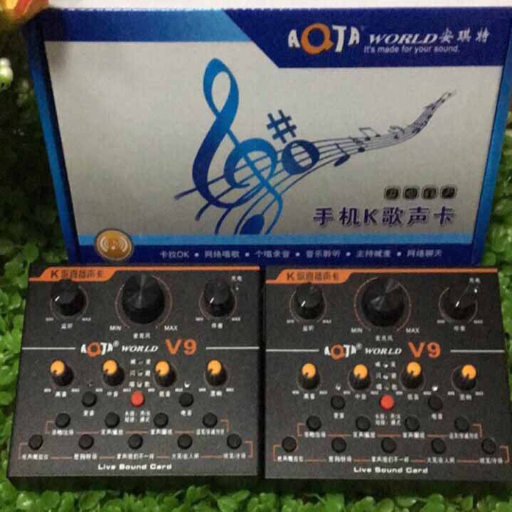 Sound Card Thu Âm Đa Năng Hát Karaoke Và Livestream V9