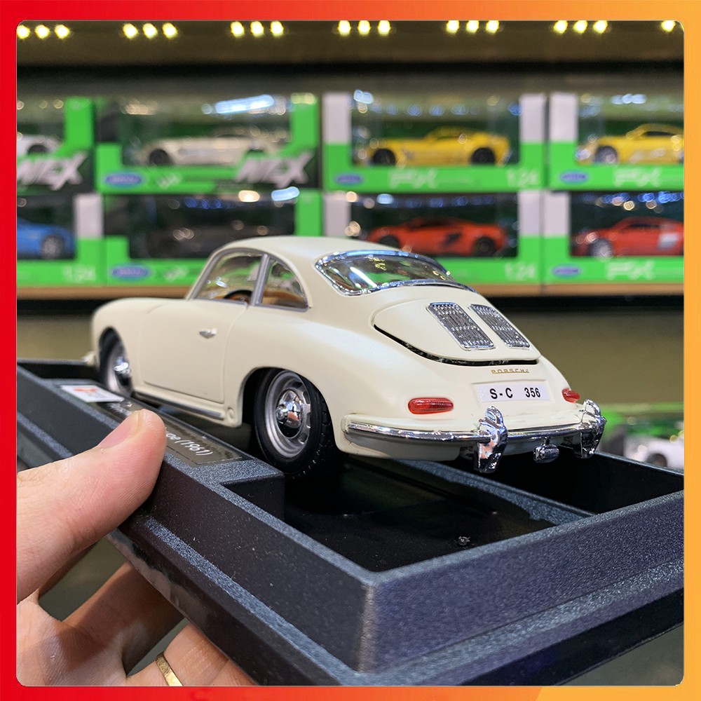 Mô hình xe Porsche 356B Coupe 1961 tỉ lệ 1:24 Bburago