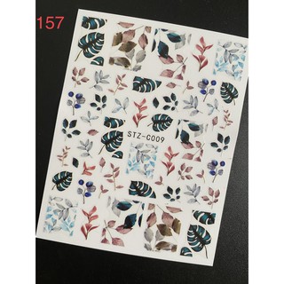 Sticker hình hoa dán móng tay, Stivk dán Nails